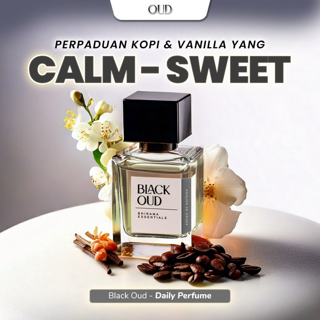 BHIRAMA Parfum Pria BLACK OUD Extrait De Parfum