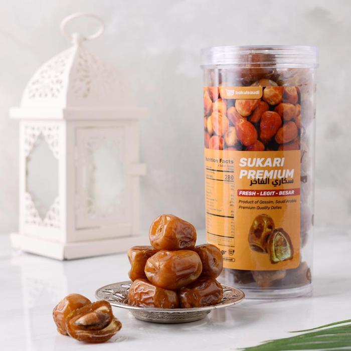 Promo Kurma Sukkari Premium VIP Lembut Original 100% Jumbo / Kurma Raja Kurma Sukari Basah Premium A