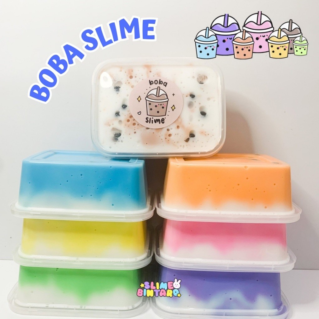 SLIME BOBA SLIME BY SLIME BINTARO || SLIME TERMURAH