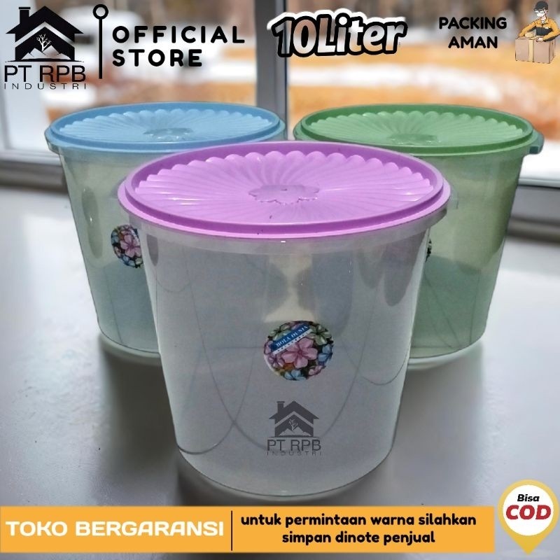 Toples plastik 10 liter | tempat keler kerupuk