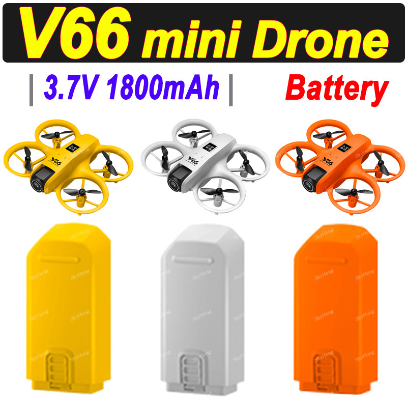 3.7V 1800mAh Battery For V66 mini RC Drone Original Battery For V66 Plane Replaceable Battery Parts