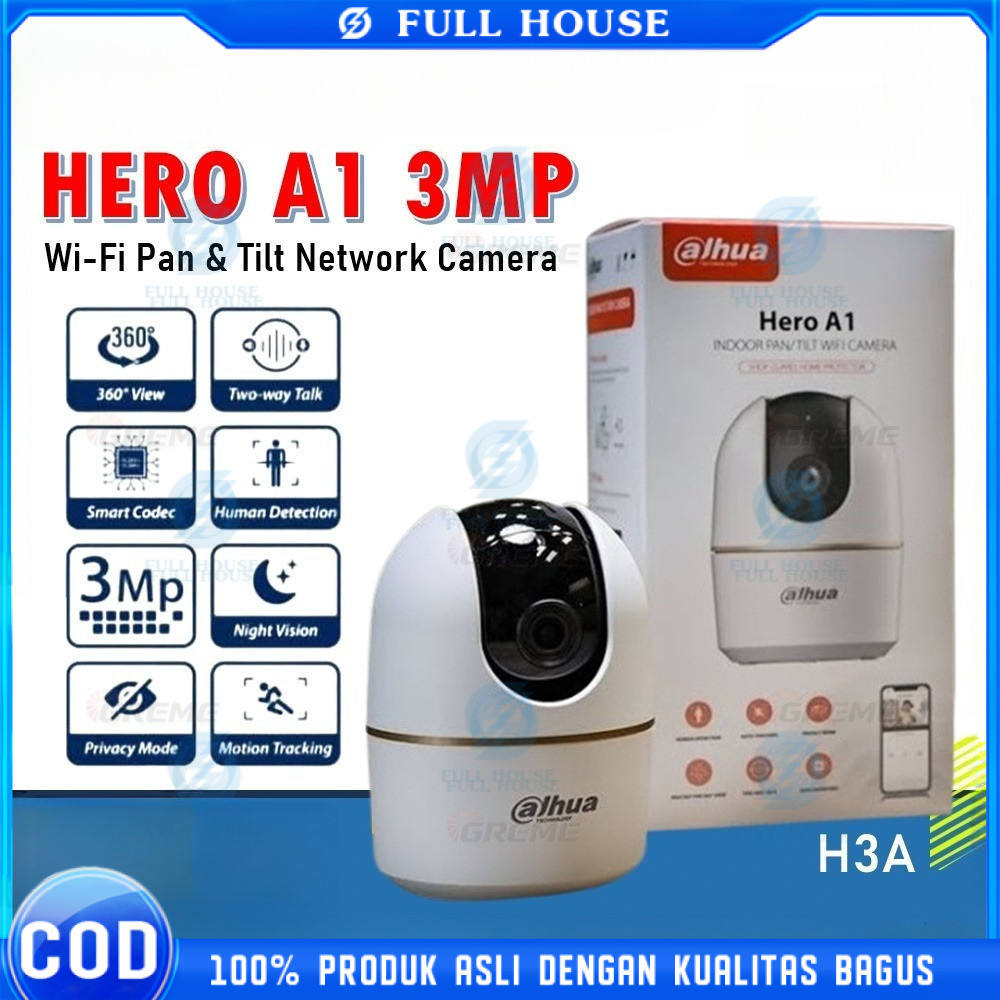 Wifi Camera CCTV DAHUA HERO A1 3mp Trinity