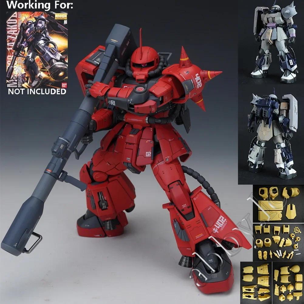 for MG 1100 Zaku II High Mobility Type ver 20 Black TriStars Shin Matsunaga UC Recast Side3 Resin De