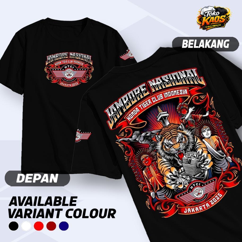 KAOS JAMNAS HONDA TIGER CLUB INDONESIA || JAMNAS HTCI Jakarta 2025