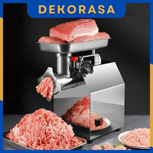 DEKORASA (Garansi 1 Tahun) Mesin Penggiling Daging & Penghancur Daging 150kg/h Mesin Pemotong Daging