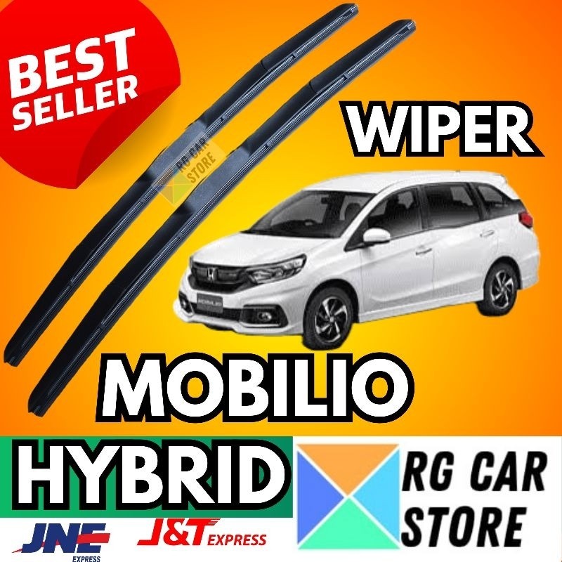 Wiper Kaca Mobil Honda Mobilio Model Wiper Hybrid Merek Carall Original