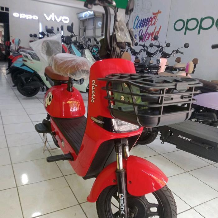SEPEDA LISTRIK GODA LYCAN 500W 48V 12AH - goda 148 + keranjang