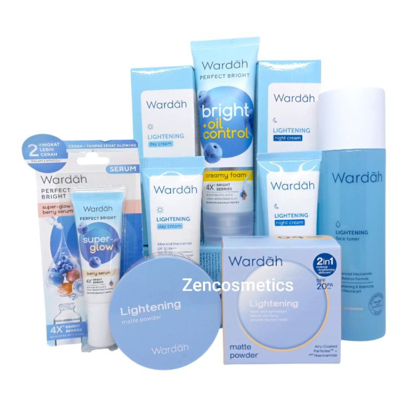 Paket Wardah Untuk Kulit Berminyak/ Paket Skincare Untuk Flek Hitam/Glowing/ Wardah Paket Murah
