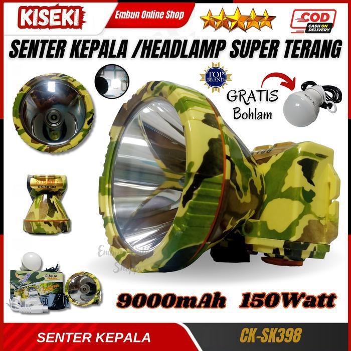 COD~SENTER KEPALA KISEKI 150W CK 398 Headlamp Kiseki 150Watt Waterproof