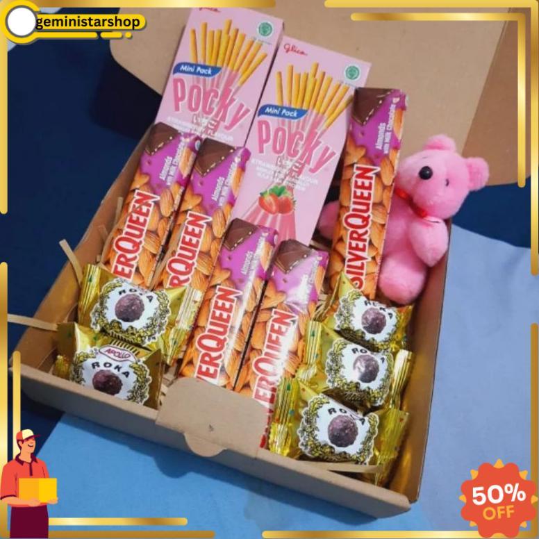NEW Hampers Special Coklat Silverqueen Hampers Valentine Kado Pacar Gift Box Coklat Grosir GMS