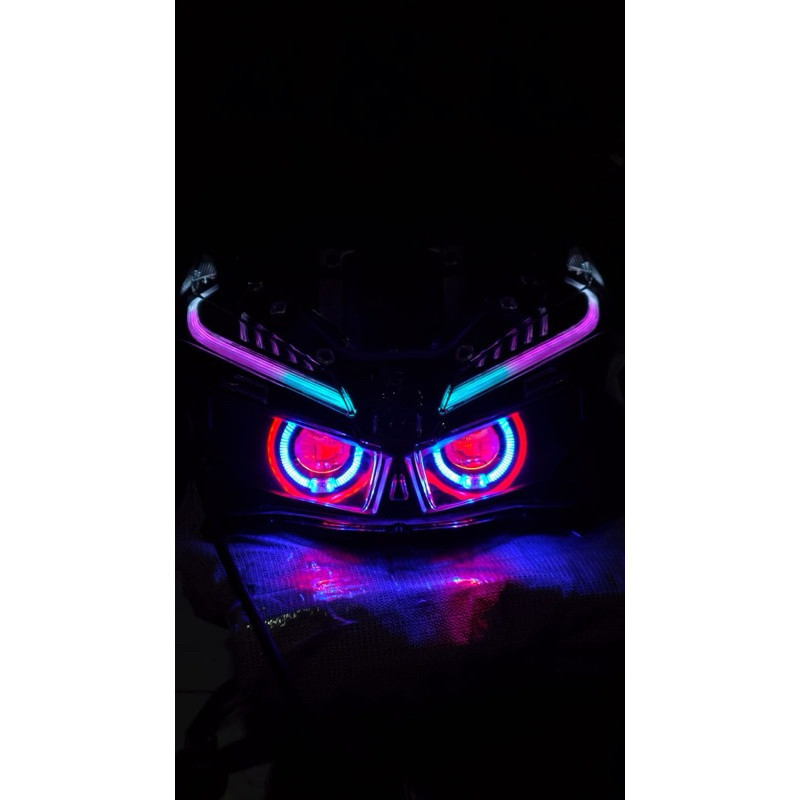 ( BUKAN BILED )   PROJIE ALIS RGB/RUNNING VARIO 150/125 NEW&VARIO new SEPAKET REFLEKTOR HEADLAMP