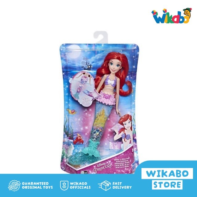 Boneka Ariel mermaid princess light