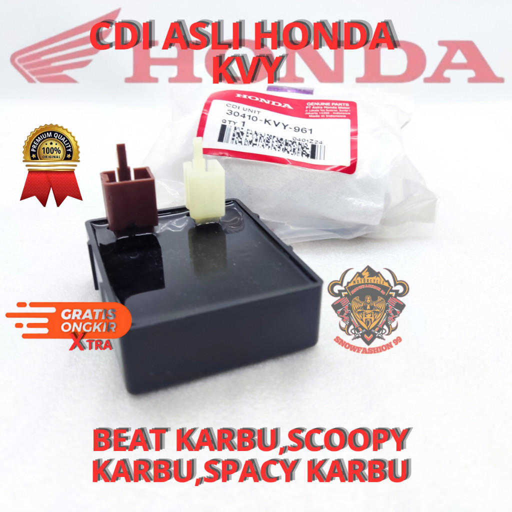 CDI UNIT BEAT KARBU KVY CDI SCOOPY KARBU,SPACY KARBU,BEAT ASLI ORIGINAL HONDA AHM