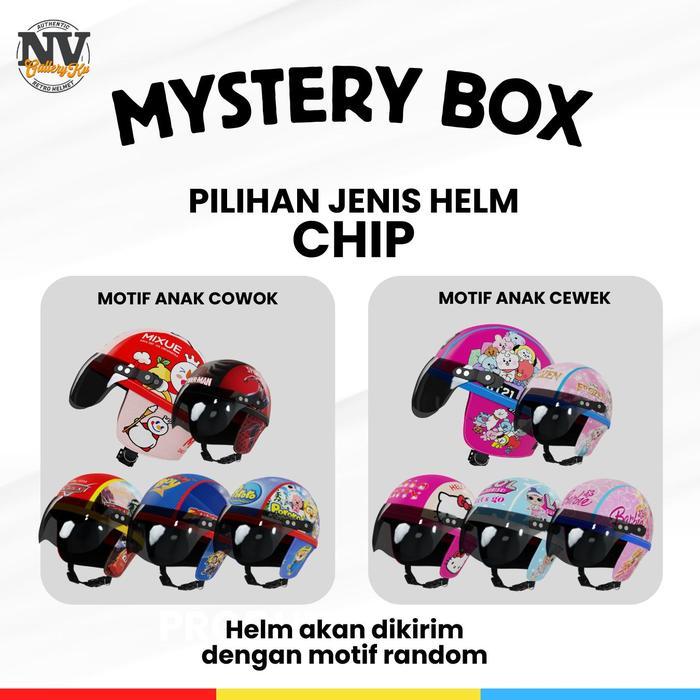 PROMO CUCI GUDANG BOGO DAN CHIPS helm promo - CHIPS CEWE (RANDOM)