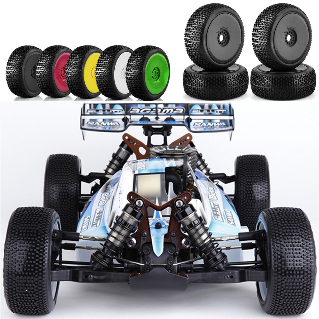1/8 RC Racing Car Wheel Tires Buggy Tyre 17mm Hex for 1:8 RC Off Road Car Truck Truggy HSP HPI WLtoy