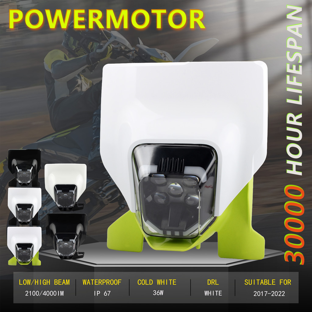 Lampu Depan LED Motor Untuk Husqvarna 701 TE 250 300 450 FC FE TC 125 300i Lampu Depan Motor Trail A