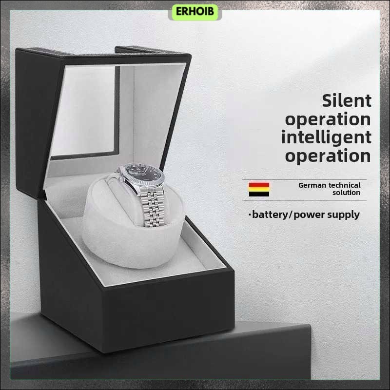 Watch Winder Pemutar Jam Tangan Otomatis 1 Slot Dual Power 13cm - IG-160