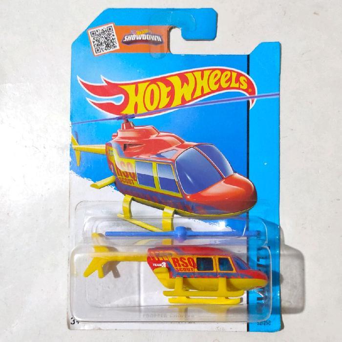 Mainan Hot Wheels Propper Chopper merah kuning 2014 HW City