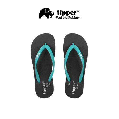 Fipper - Slim Black / Turquoise