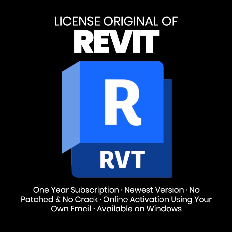 Revit Original License 1 Tahun - No Crack, No Patch, 100% Lisensi Asli + Garansi