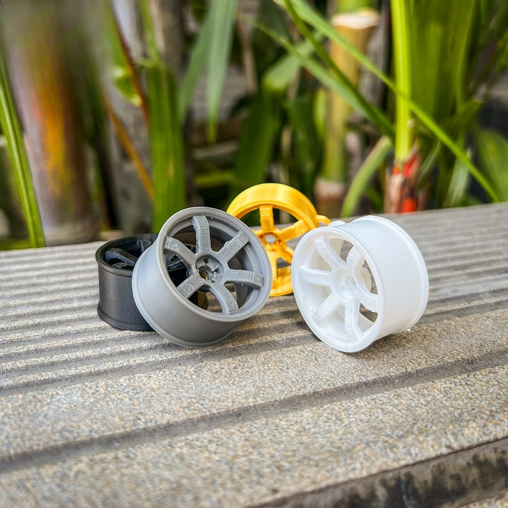 Gantungan Kunci Velg TE37 Miniatur – JDM Style Keychain Mobil Unik