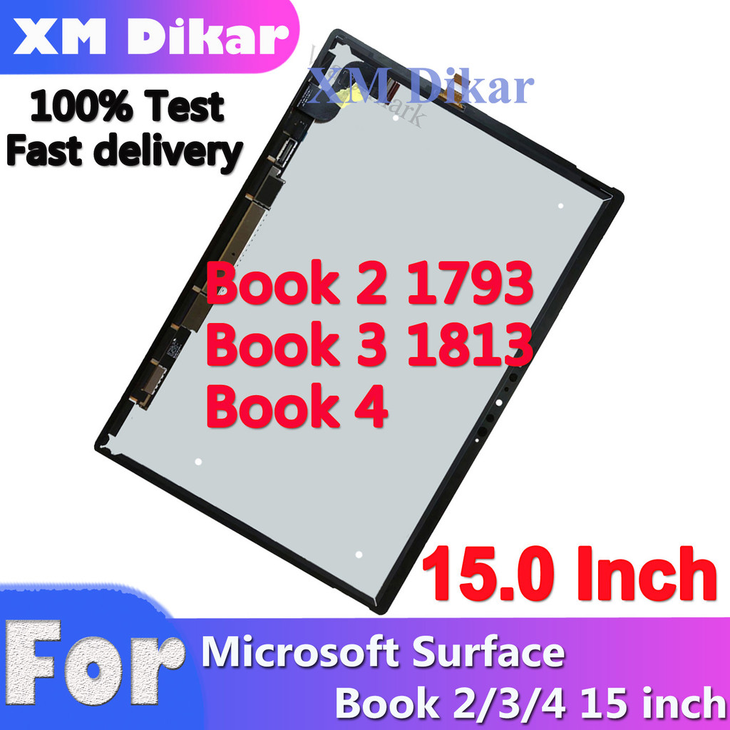 15" LCD For Microsoft Surface BOOK 2 1793 1813 Book 3 1907 LCD splay Touch Screen gitize Assembly Fo