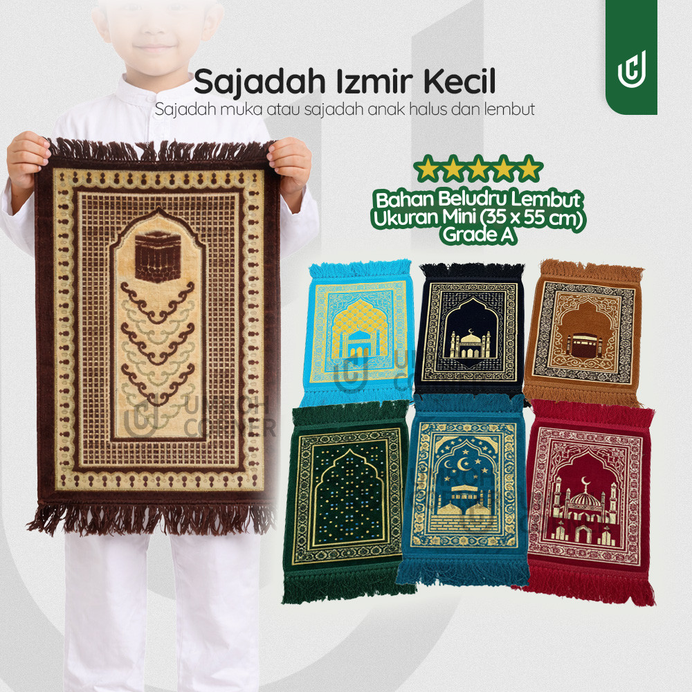 Sajadah Izmir Kepala / Anak Murah - Sajadah Mini Kecil Anak/ Sujud  Souvenir Haji Umroh