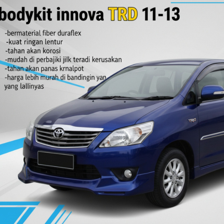 bodikit bodykit toyota kijang innova 2011-2013 TRD BODIKIT INNOVA TRD
