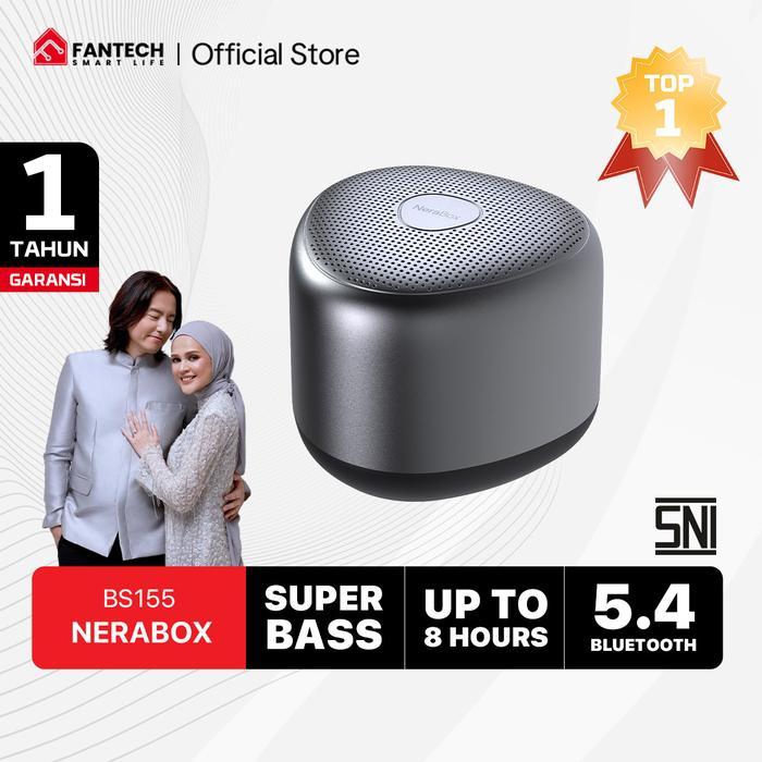 {EXCLUSIVE ROGER CHIKA} Fantech NeraBox BS155 Speaker Portable Stereo Mini HiFi Wireless Speaker Blu