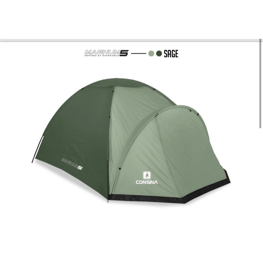 Consina Magnum 5 Sage Tenda Dome Outdoor | Hiking Gunung Camping Camper Van Tent