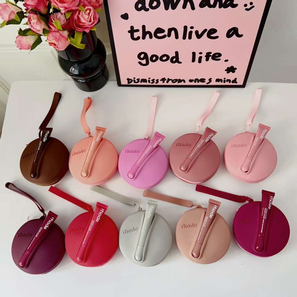 For Rhode Magnetic SNAP-ON LIP CASE Lip Holder with gift box Case for iPhone and earphones Gloss Pho