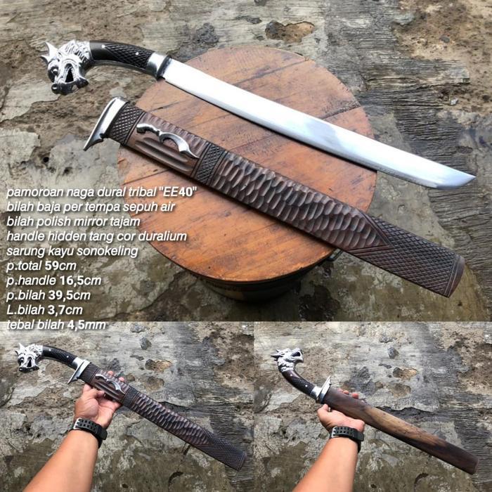 Golok Kebun Kerja Serbaguna Baja Per Gagang Naga Premium