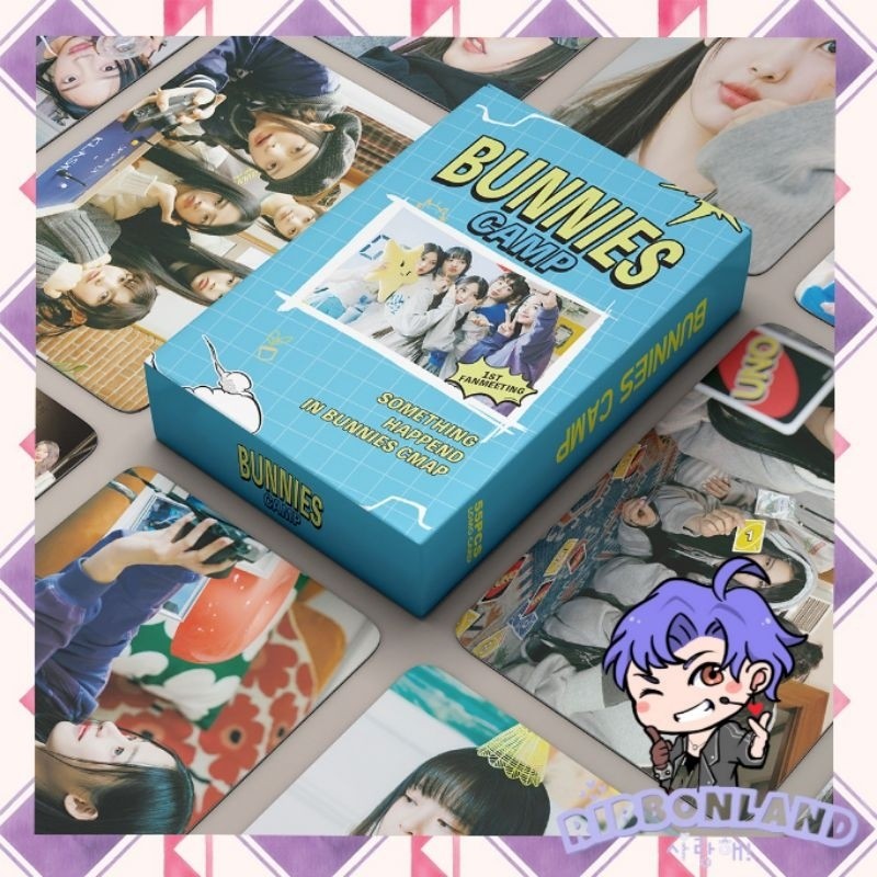 (55 lembar) Nujien Photocard Premi Kilat Doff Bunnies Camp