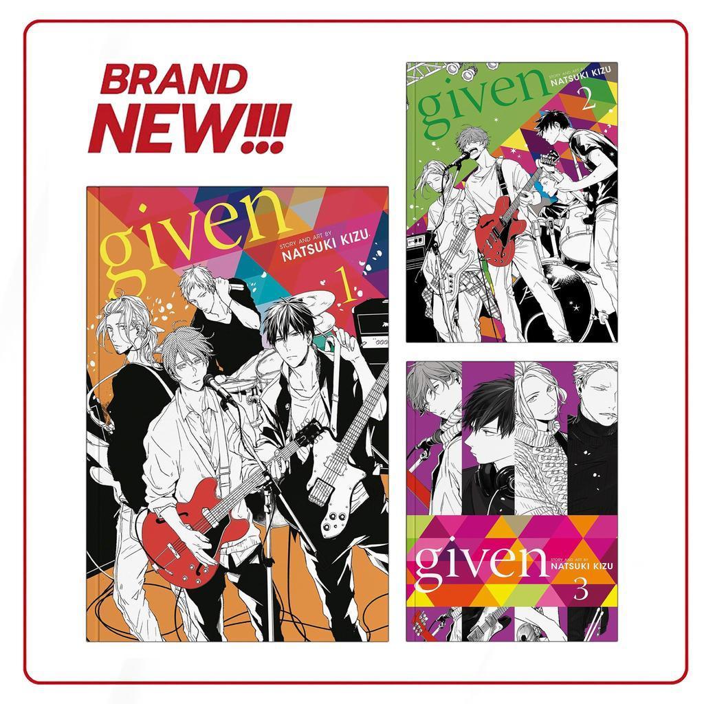 Given, Vol. 1-9 ( Komik Manga ) by Natsuki Kizu (English/Indonesia)