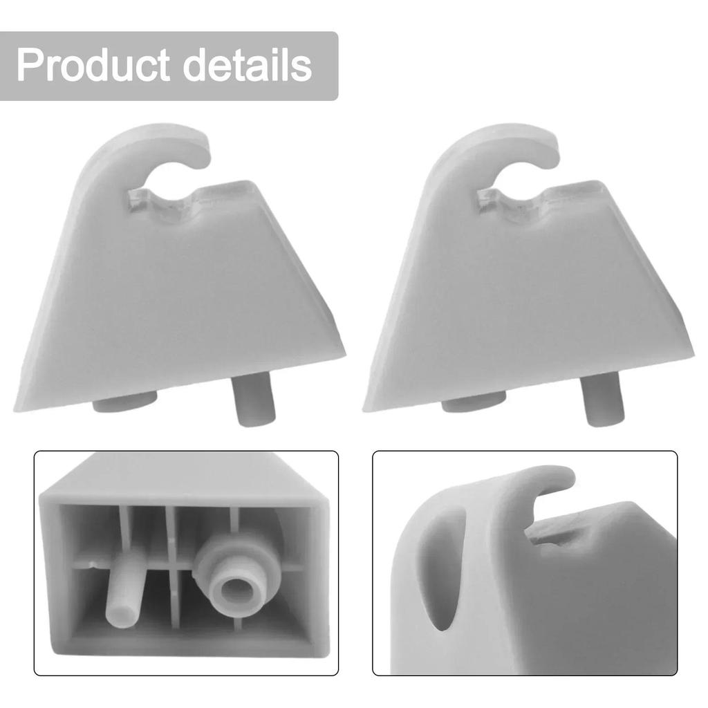 2x Sun Visor Holder Clip For Vauxhall Grey Interior Gray Sun Visor Clip Holder Hook For Vectra For A