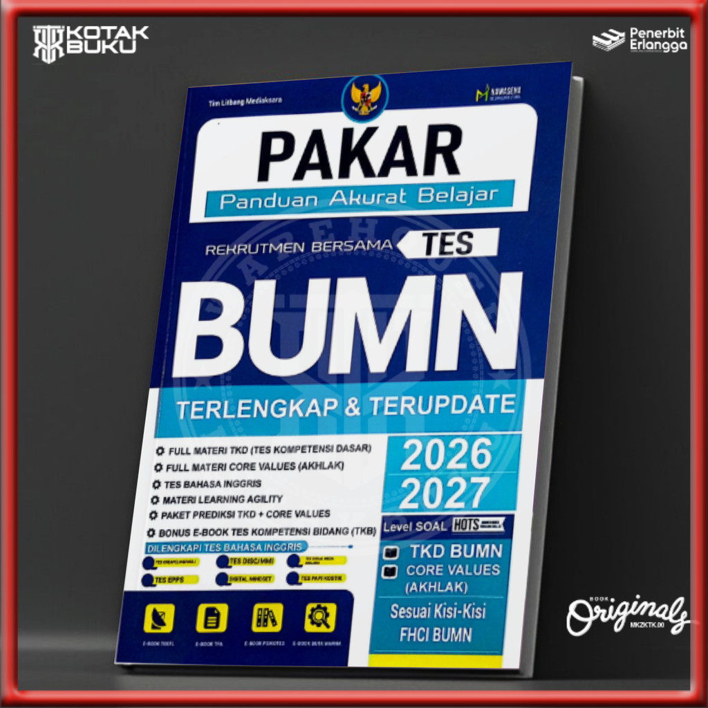 Buku Panduan Tes BUMN 2026 2027 / Pakar Tes BUMN Telengkap 2026