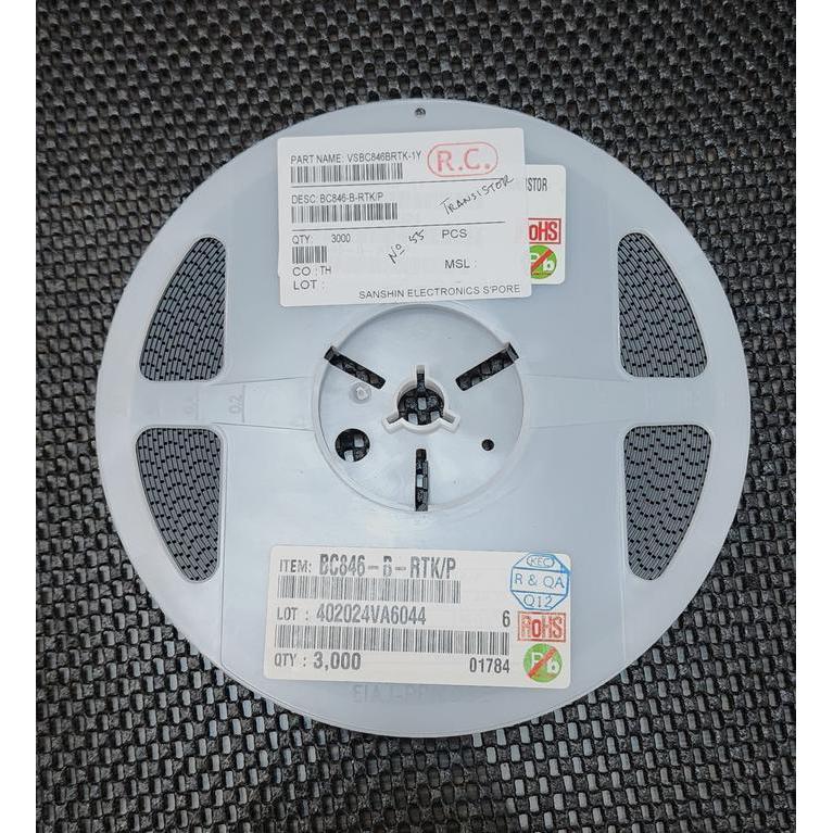 Transistor SMD BC846B BC846 NPN 65V 100mA SOT-23 General Purpose - Harga per 1 pcs BERKUWALITAS...