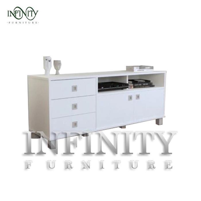 Meja Rak TV Cabinet RTV 0808 - White