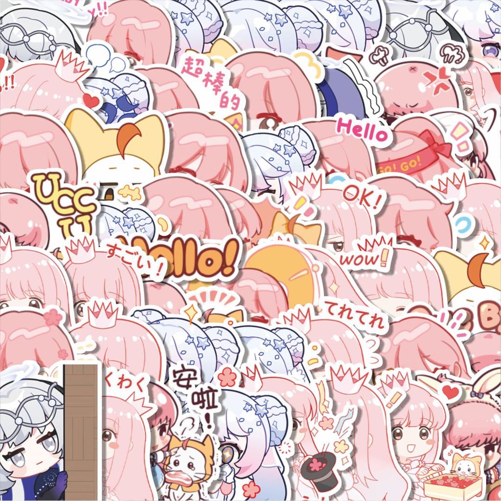 Stiker Cutting Pack Stiker Shining Nikki Isi 100Pcs Series Aesthetic Lucu Keren Untuk Koper Bahan Vy