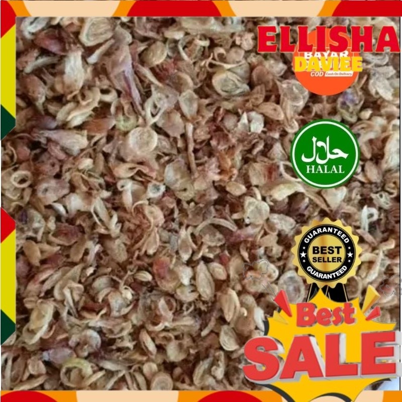 Bawang Goreng Merah 1 kg (B+) Brambang Goreng Berkualitas  Termurah 1000g siap saji