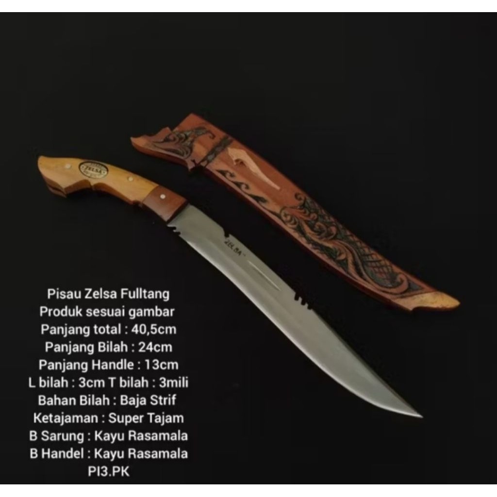 putra katana TERLARIS GOLOK BAJA PUTIH ASLI GOLOK SEMBELIH SAPI ZELSA UKIR UKURAN JUMBO TAJAM KUALIT