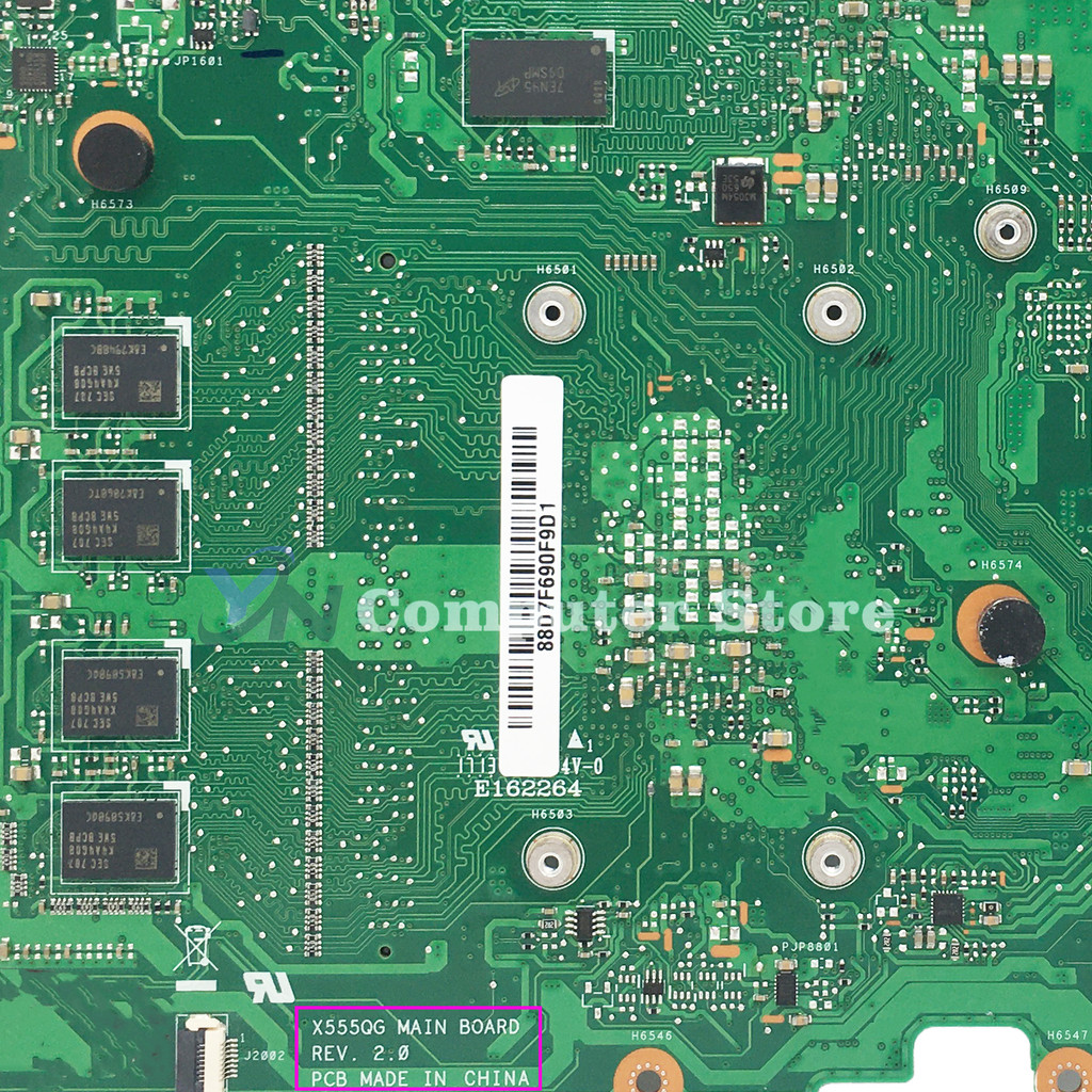 X555QG Laptop Motherboard For Asus X555Q X555QA X555B X555BP K555B X555BA Mainboard A6 A9 A10 A12 FX