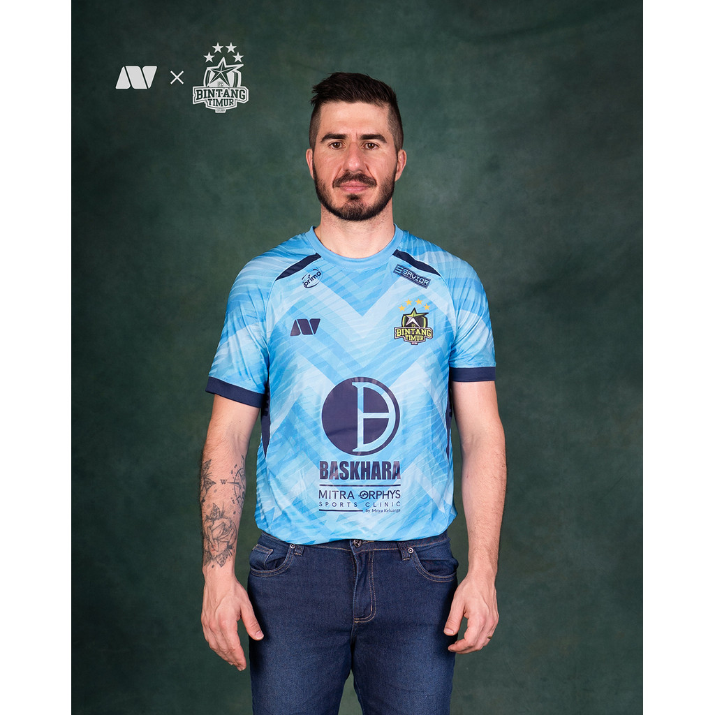 Noij Kaos Jersey Olahraga Set Match BTS 25/26 - Sky Blue