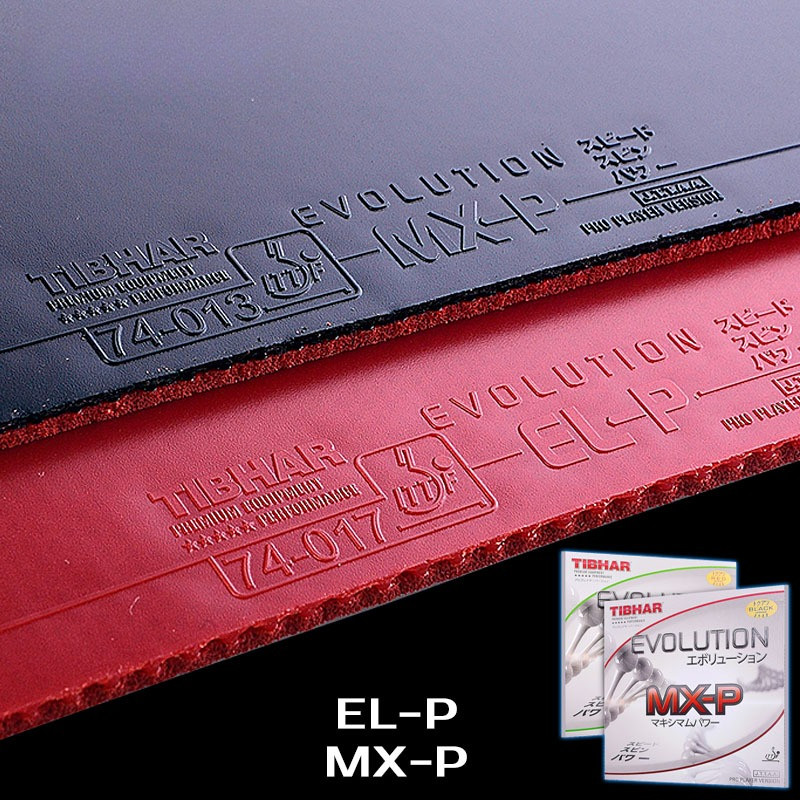 Original Tibhar Evolution EL-P MX-P Table Tennis Rubber Professional Non-tacky Pimples-in Ping Pong 