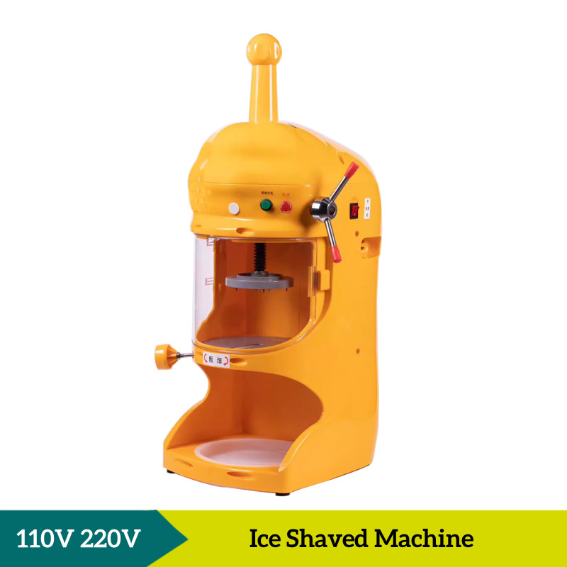 350W Electric Ice Shaved Machine Electric Cube Ice Shaver Granizing Machine Commercial Ice Crushers 