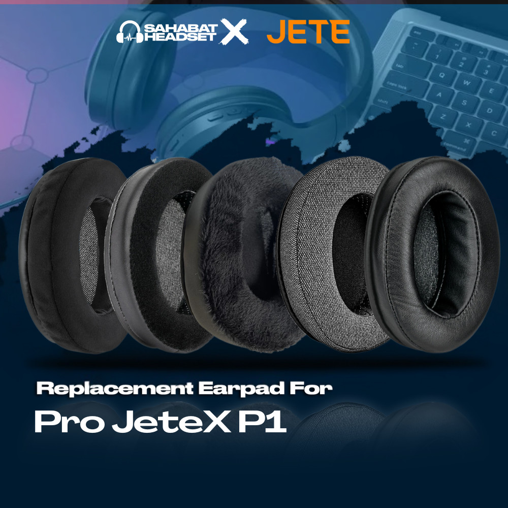 Ear Cushion Earcup Earpad Busa Bantalan Pro JeteX P1 Foam Pad