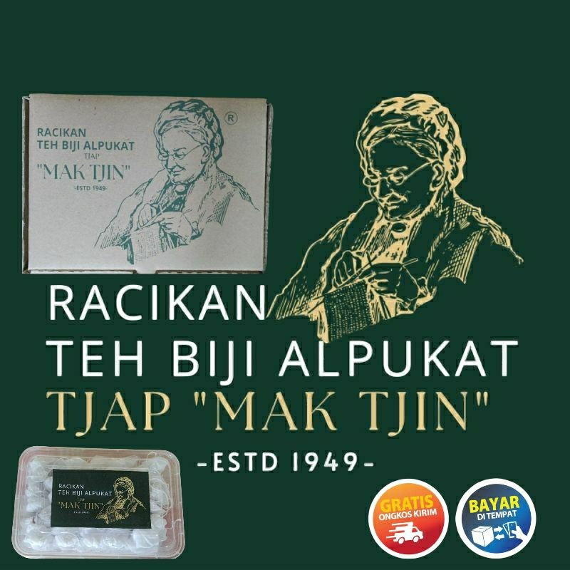 elyssiastore - Ratjikan Racikan Teh Biji Alpukat Tjap Mak Tjin Herbal Original 100%