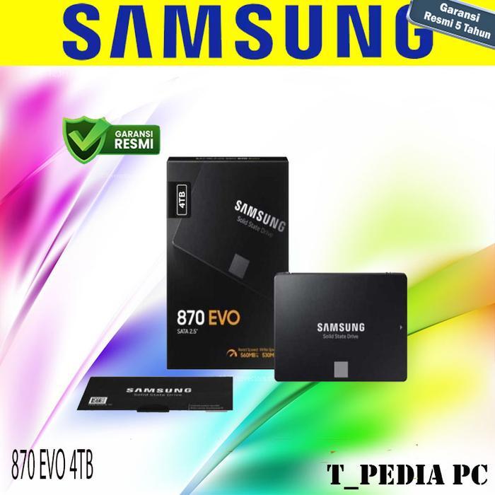 SAMSUNG 870 EVO SATA 2.5" SSD 4TB | SSD SATA 2.5" 4TB RESMI