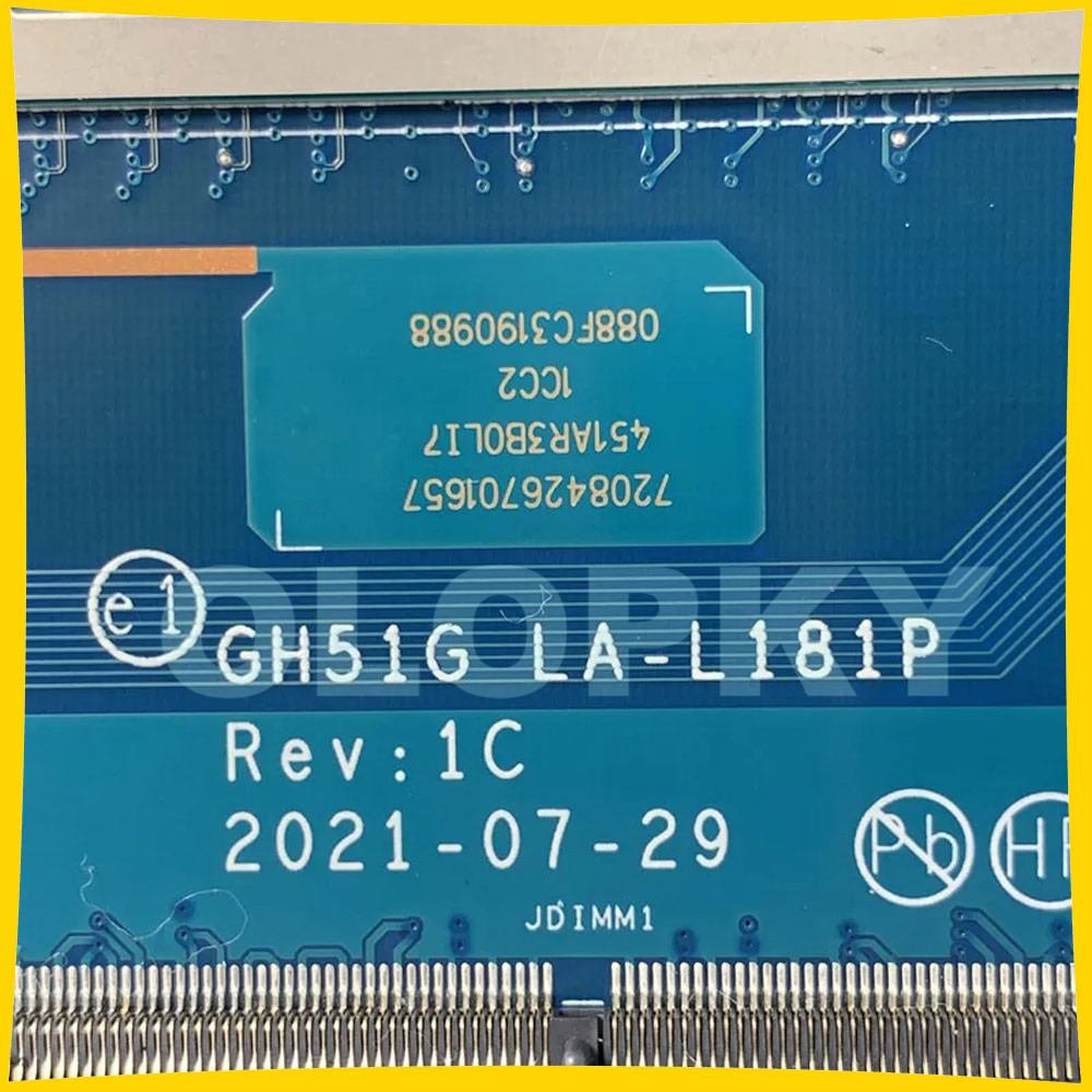 LA-L181P Mainboard For Acer Nitro 5 AN515-57 Laptop Motherboard With CPU i5-11400H i7-11800H GPU RTX