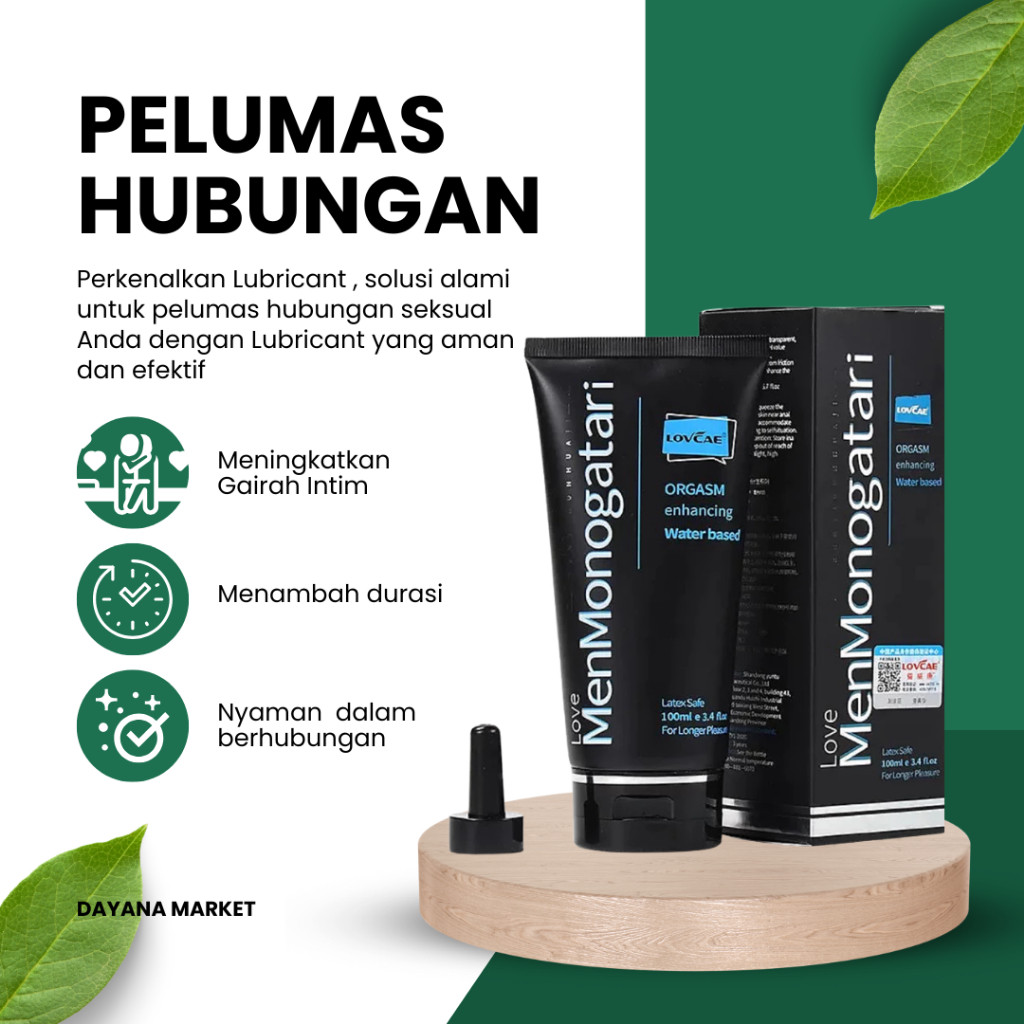 BIG SALE COD BISA !! Monogatari All Varian Pelumas Gel Seks Pria & Wanita 200ml - Lubricant Water Ba